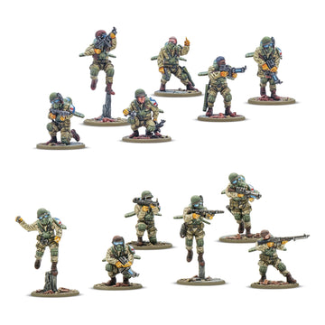 Warlord Games Konflikt 47 US platoon commander resin figure for coordinated operations