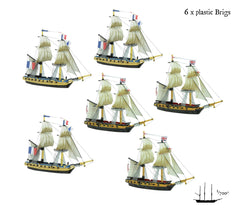Warlord Games Master Commander line of battle setup showing wind-based initiative in action.