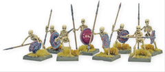 Some skeletons rise from the ground for dramatic, cinematic display options.