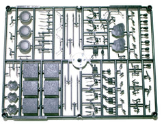 Unassembled and unpainted kit ideal for hobbyists who customize models.