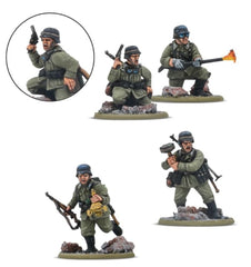 Warlord German Army Veterans Infantry 28mm bases included for sturdy battlefield setups