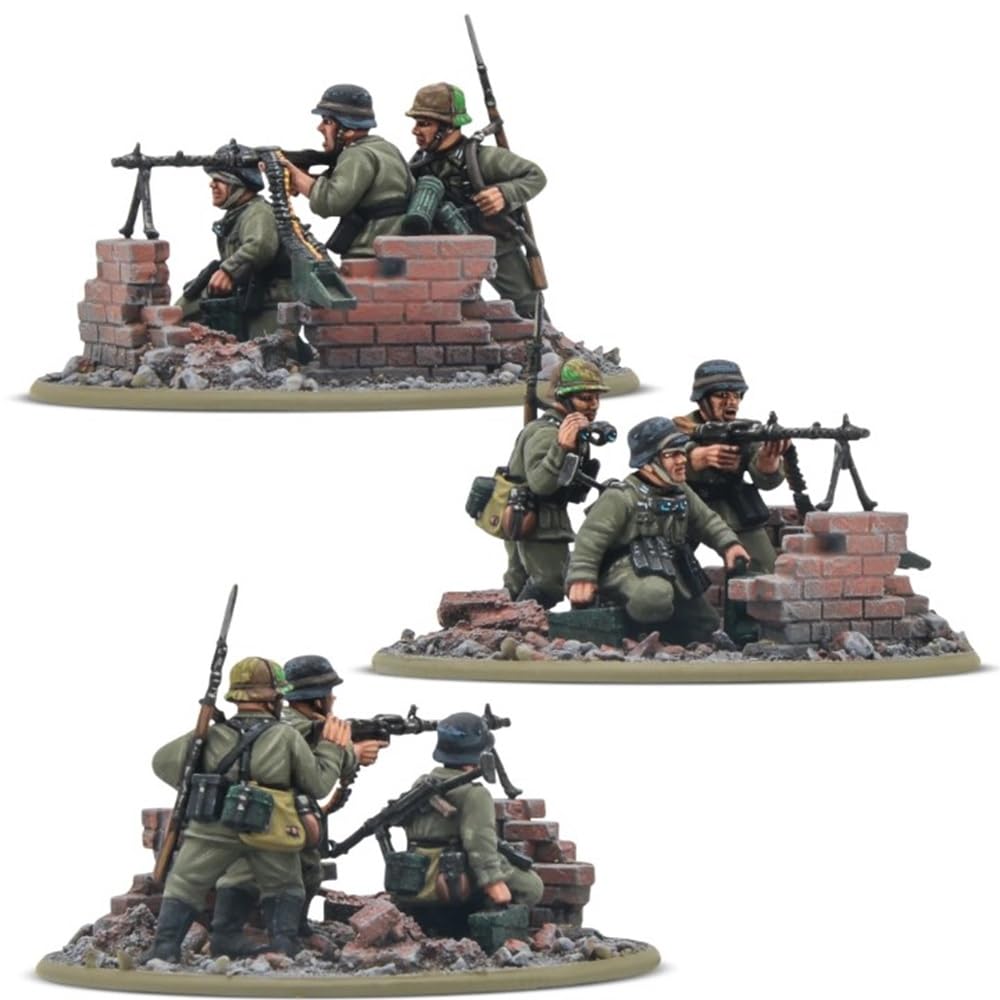 Warlord German Army Veterans Infantry 28mm diverse headgear for authentic field uniforms