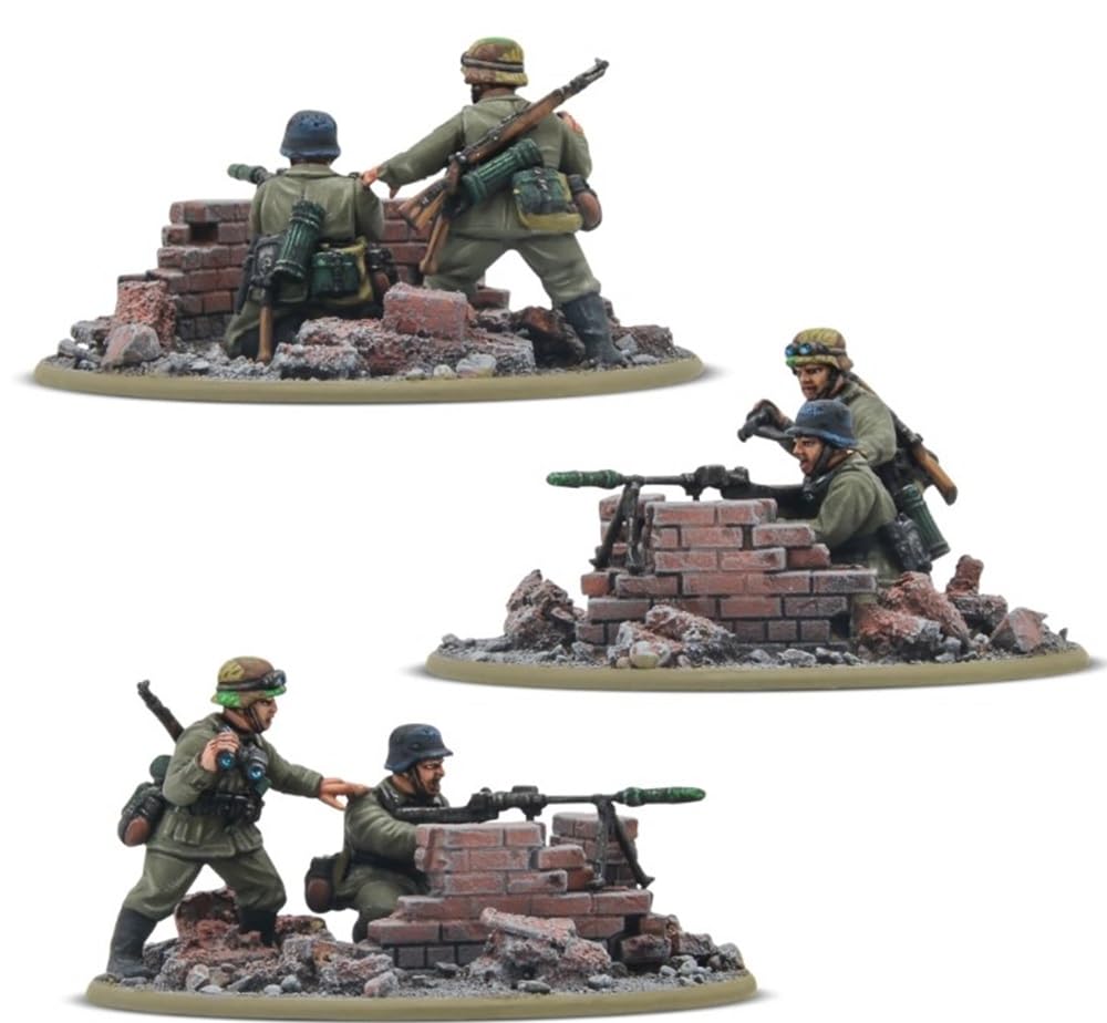 Warlord German Army Veterans Infantry 28mm mid-war poses ideal for Stalingrad-era scenes