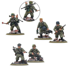 Warlord German Army Veterans Infantry 28mm plastic wall sections for scenic bases