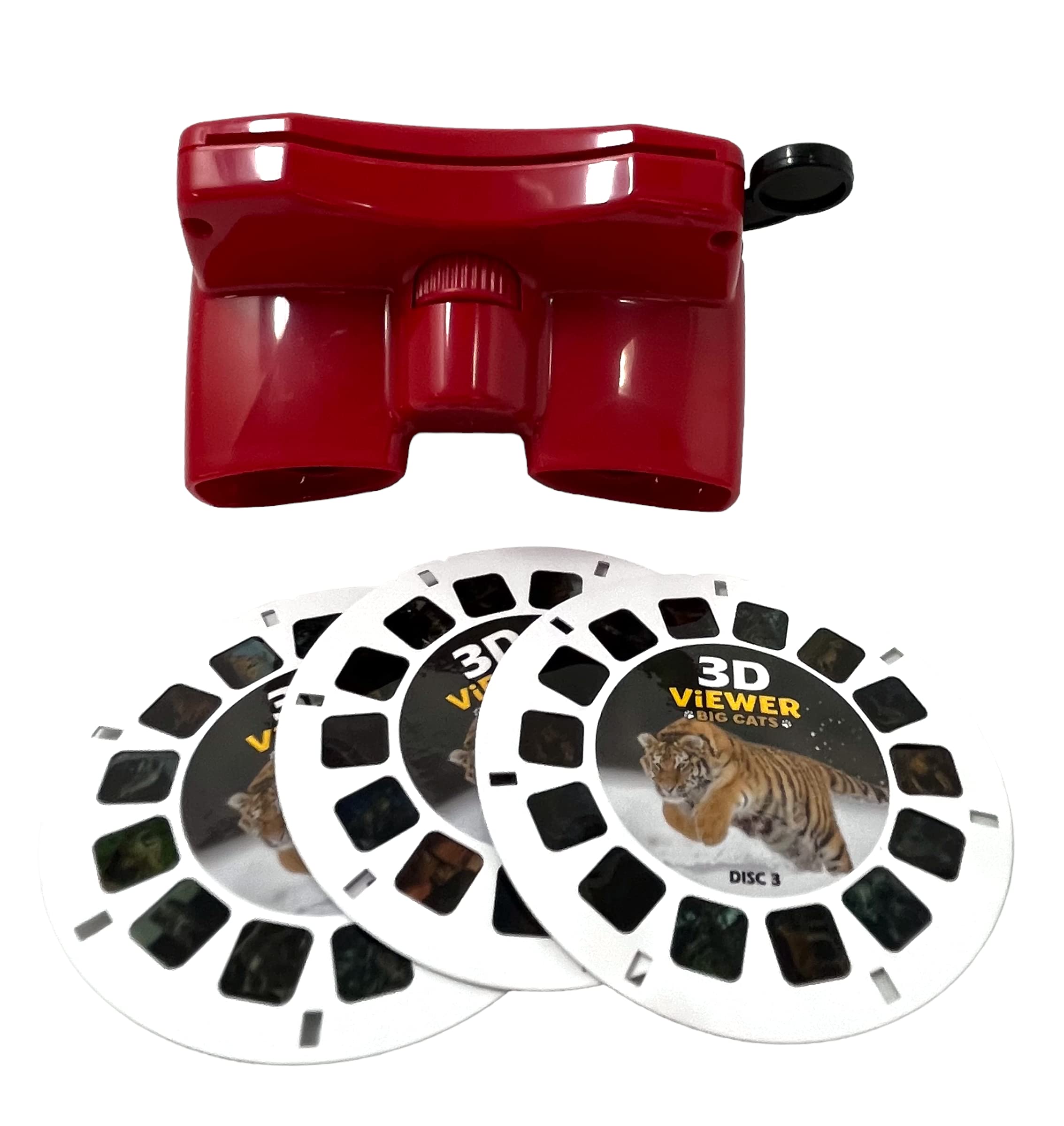 Warm Fuzzy 3D Big Cats Viewer Lynx Disc reveals forest cats in crisp 3D detail