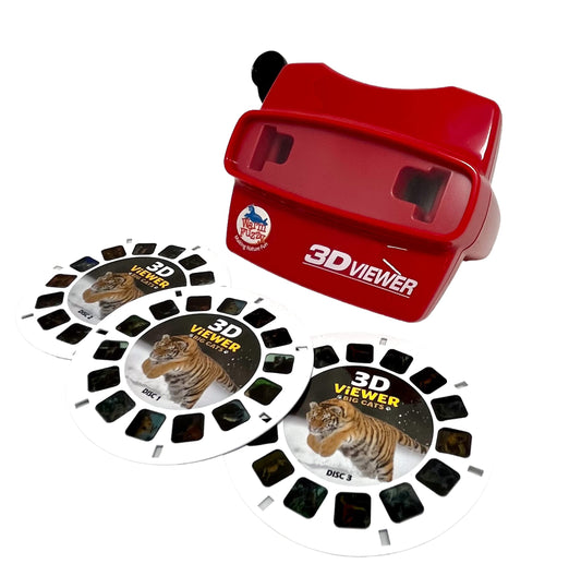 Warm Fuzzy 3D Big Cats Viewer Tiger Disc offers lifelike tiger imagery for engaging science demonstrations