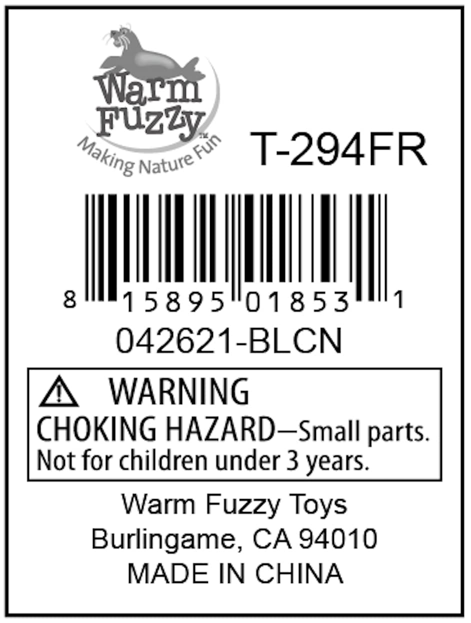 Warm Fuzzy Mega Stretch Frog colorful design supports pranks and classroom fun.