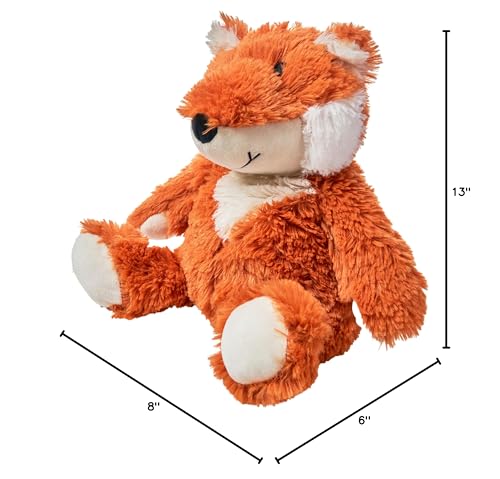 Warmies Fox 13-inch plush size is ideal for hugs and travel