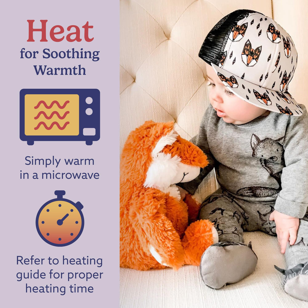 Warmies Fox lavender-scented plush creates a relaxing aroma during use