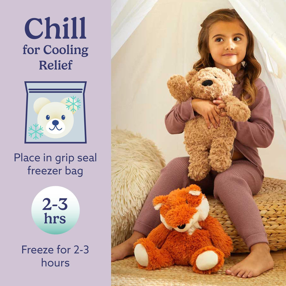 Warmies Fox soft plush toy is safe for all ages