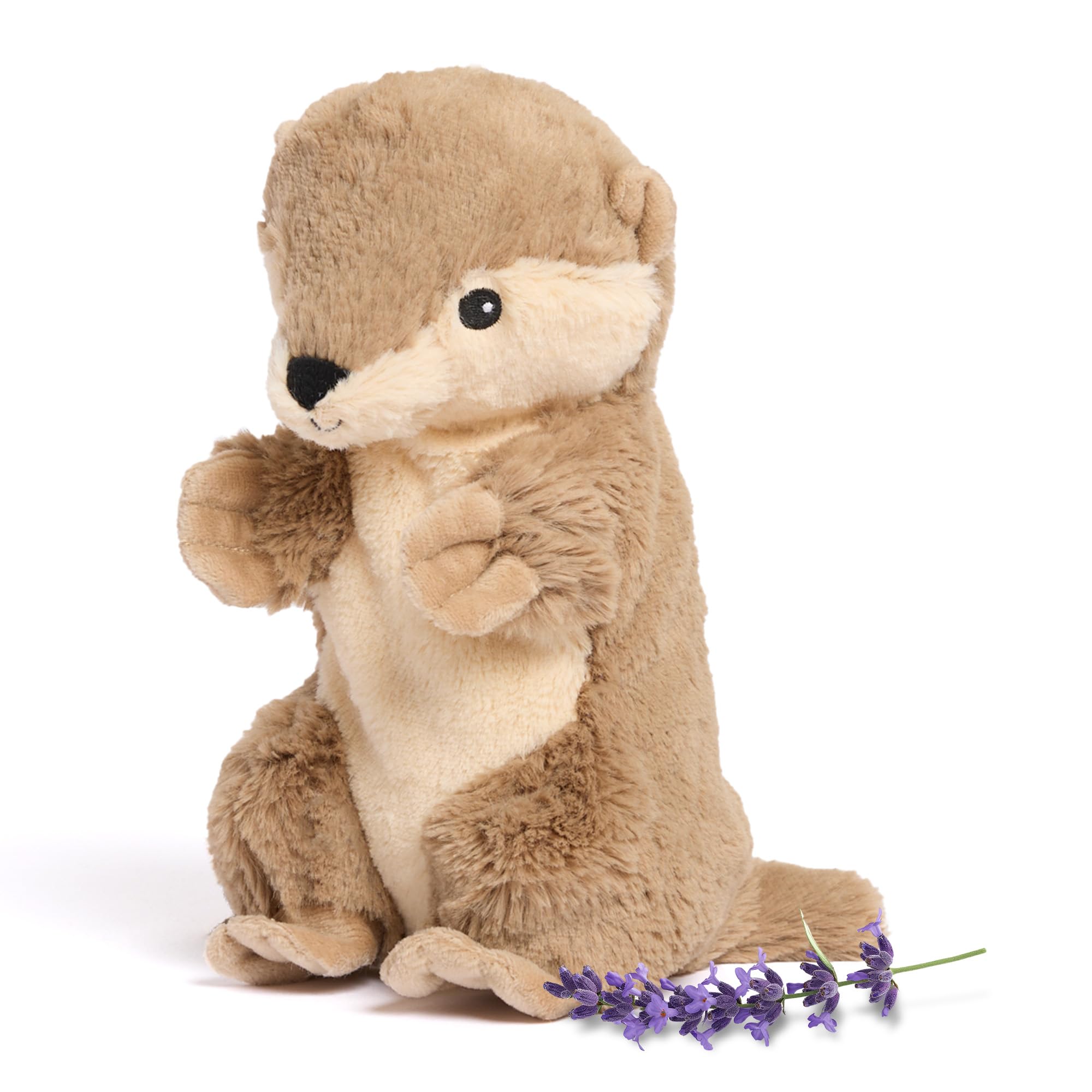 Warmies Otter Junior soft plush for cozy snuggles and comfort