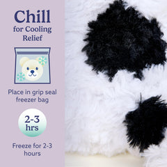 Warmies Peanuts collab Snoopy plush, a safe and gift-ready cuddle buddy.