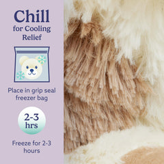 Warmies Puppy cooling option provides refreshing touch on warm days.