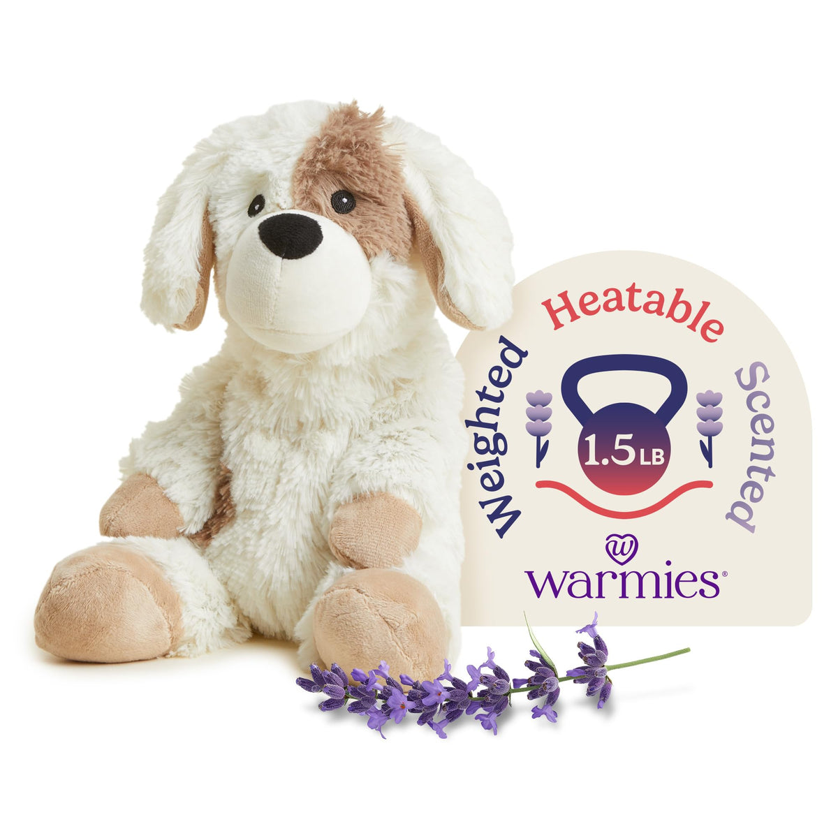 Warmies Puppy microwavable warmth for comforting snuggles