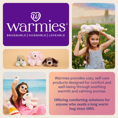 Warmies Triceratops at 13 inches tall makes a perfect soft companion.