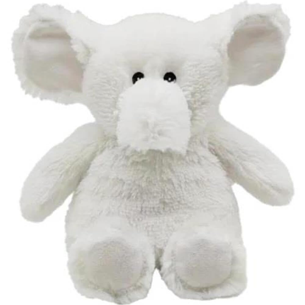 Warmies White Elephant microwavable plush with lavender scent for cozy warmth and relaxation