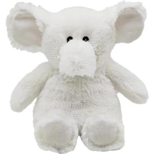 Warmies White Elephant microwavable plush with lavender scent for cozy warmth and relaxation
