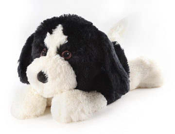 WarmPal Border Collie Plush with heat therapy for soothing comfort