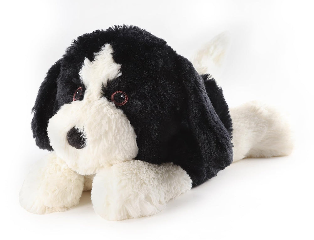 WarmPal Border Collie Plush with heat therapy for soothing comfort