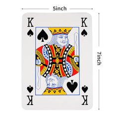 Warmtree jumbo cards back design highlights secure texture for smooth shuffling.