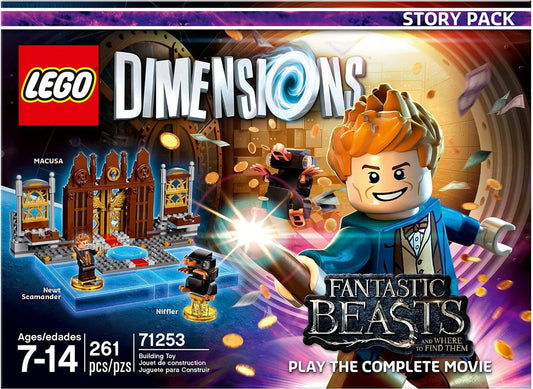 Warner Bros Fantastic Beasts Story Pack image featuring Newt Scamander and Niffler figure in action for immersive play.
