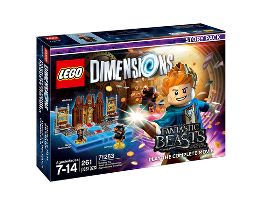 Niffler creature interaction and morphing into other forms enhances imaginative LEGO storytelling.