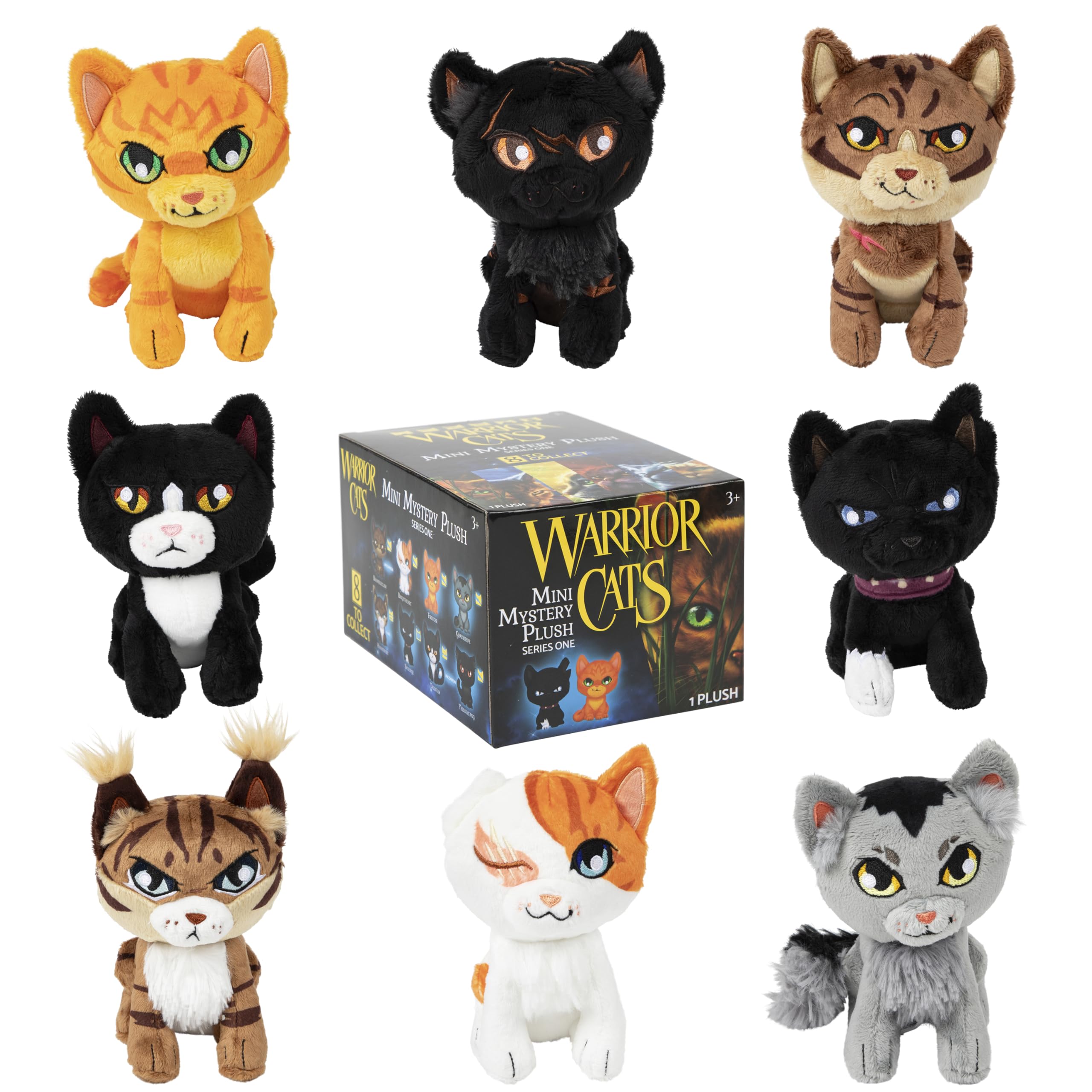 Warrior Cats mini mystery plush Firestar: soft fur for cuddling