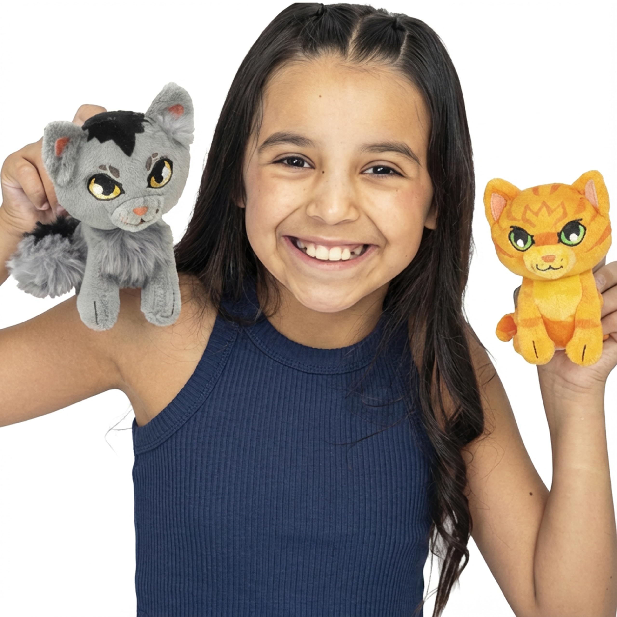 Warrior Cats mini mystery plush packaging: ready to gift or display