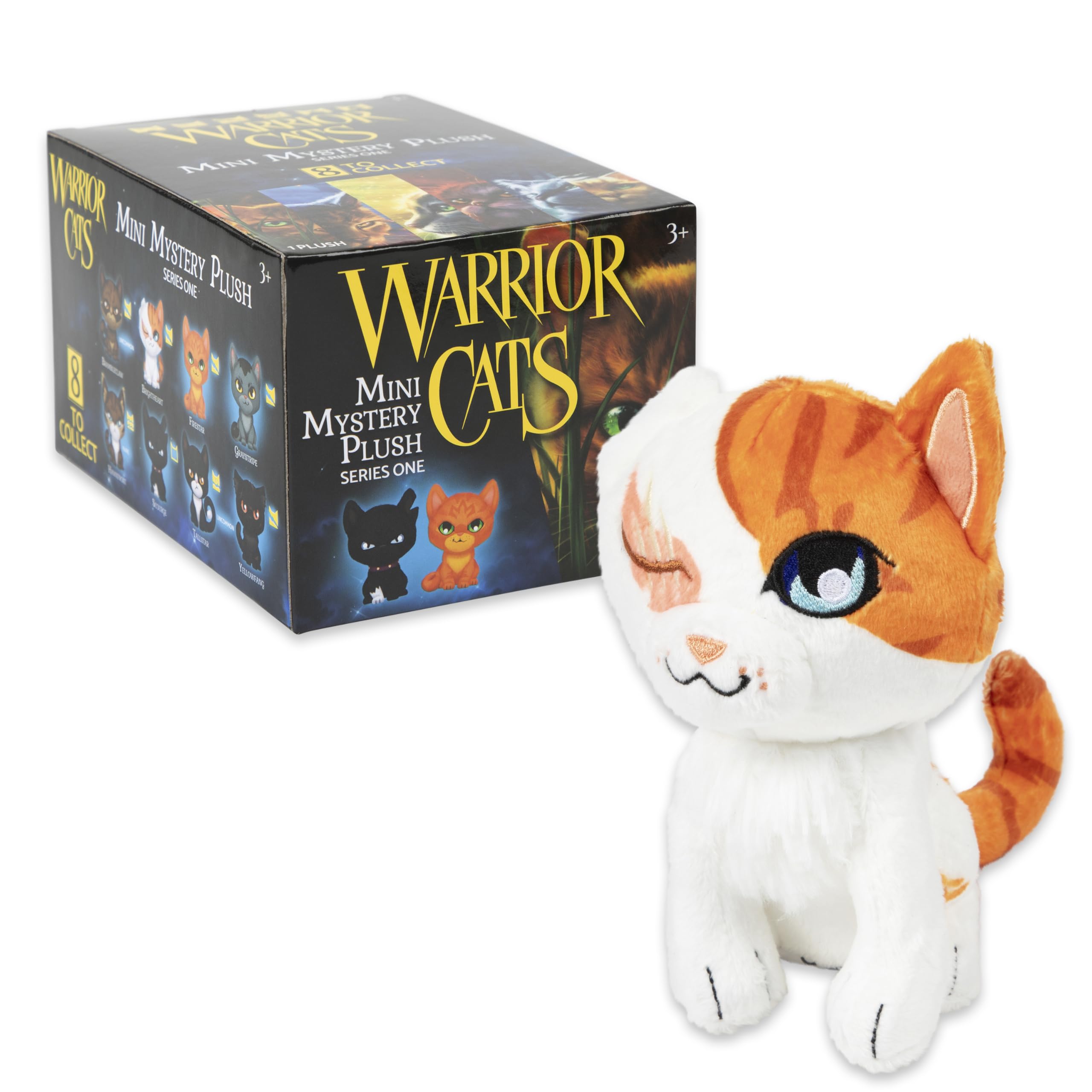 Warrior Cats mini mystery plush Yellowfang: soft texture ideal for collectors