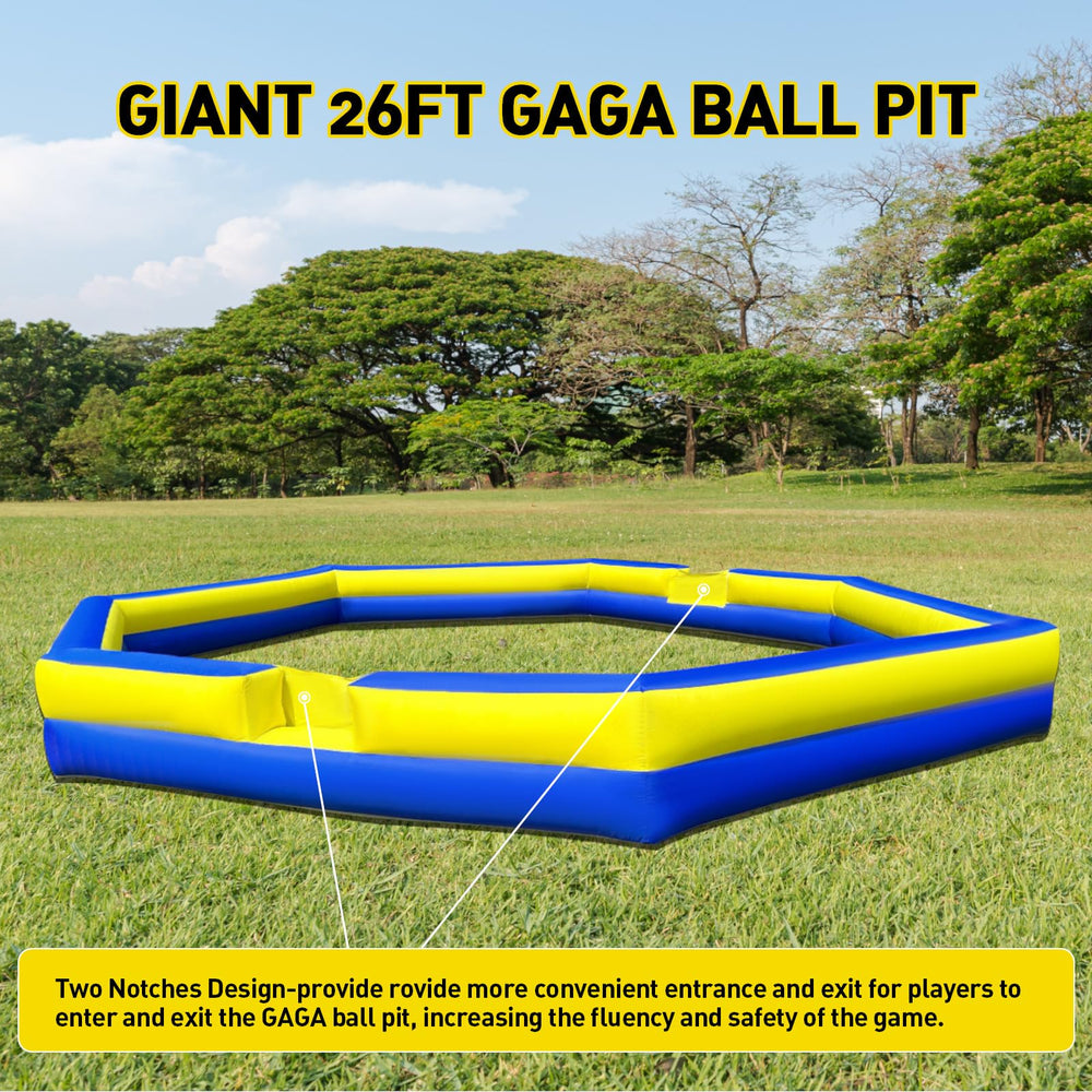 WARSUN built-in blower keeps the pit inflated for continuous fun