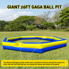WARSUN built-in blower keeps the pit inflated for continuous fun