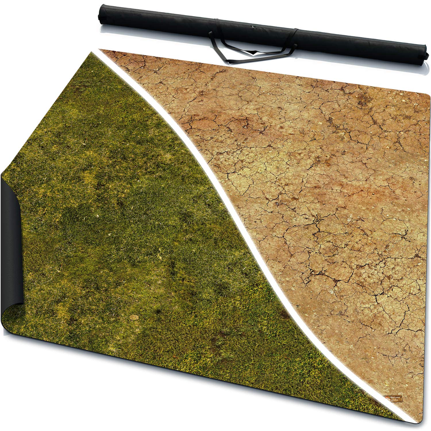 Warzone Studio Meadows side battle mat for immersive terrain.