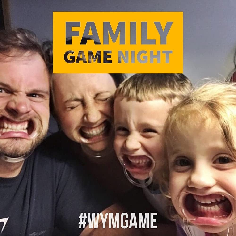 Watch Ya' Mouth Family Edition setup demonstrates easy, kid-friendly game setup.