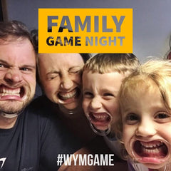 Watch Ya' Mouth Family Edition setup demonstrates easy, kid-friendly game setup.
