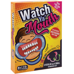 Watch Ya' Mouth Family Edition mouthpieces shown for comfortable, reusable play.
