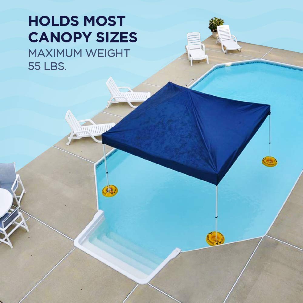 Water Shade canopy not included; compatible with existing setups.