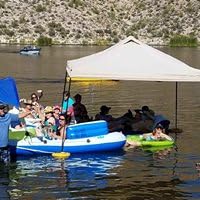 Water Shade durable floating kit delivers reliable water shade.