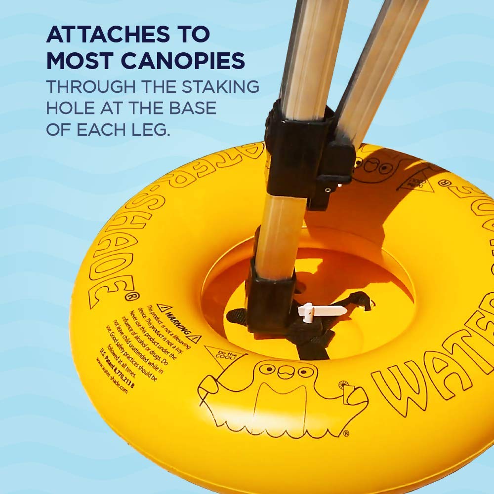 Water Shade durable heavy-duty vinyl construction for long-lasting pool shade.