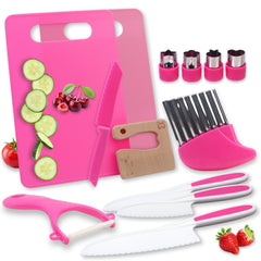 WaterSummer wooden mermaid knife for kids, encouraging imaginative pretend cooking.