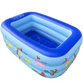 WateBom inflatable kiddie pool with ocean world design for indoor and outdoor fun.