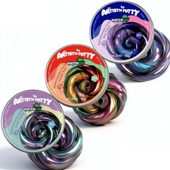 WaterELF Galaxy Putty blue tin for creative play and sensory fun.