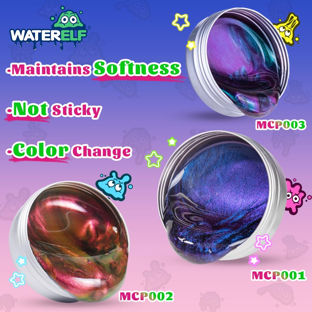 WaterElf Galaxy Putty kids playtime illustrates imagination and sensory exploration.