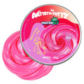 WaterELF Play Putty Pink Tin front view, non-sticky and mess-free sensory toy.