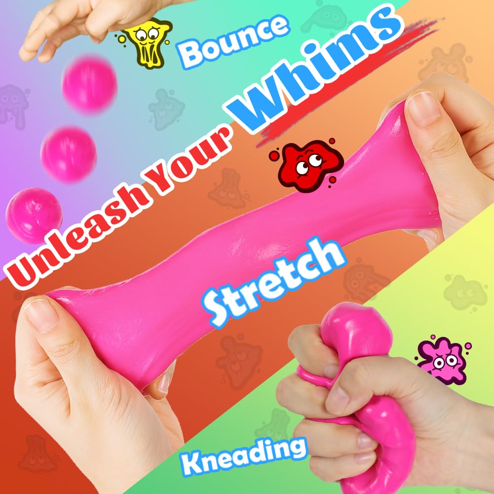 WaterELF Play Putty Pink Tin top view, compact and storage-friendly.