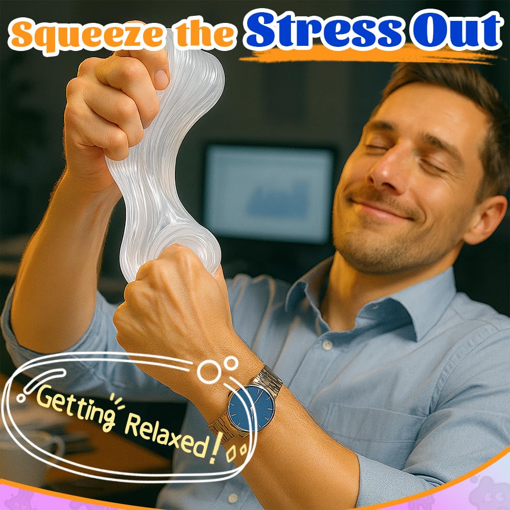 WaterELF putty demonstrates non-sticky, durable feel for hours of fidgeting.