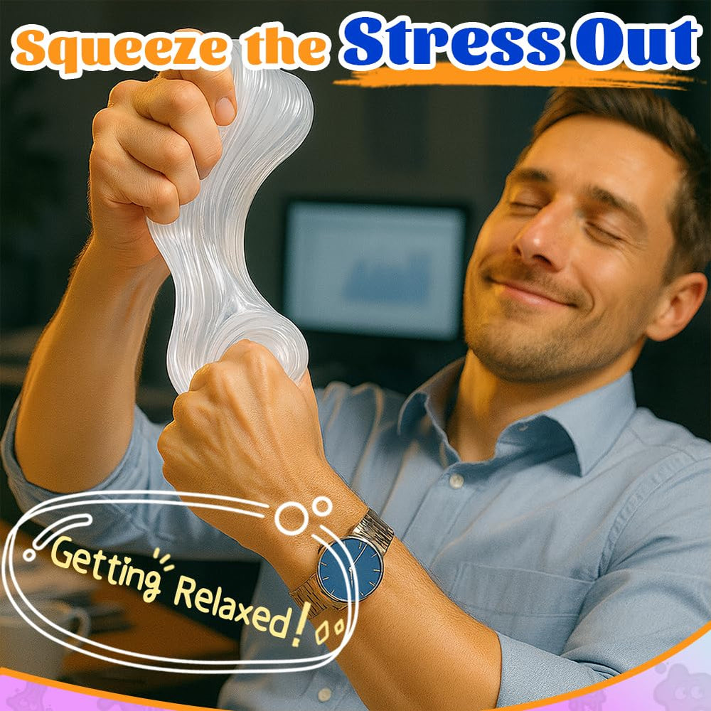 WaterELF putty demonstrates non-sticky, durable feel for hours of fidgeting.