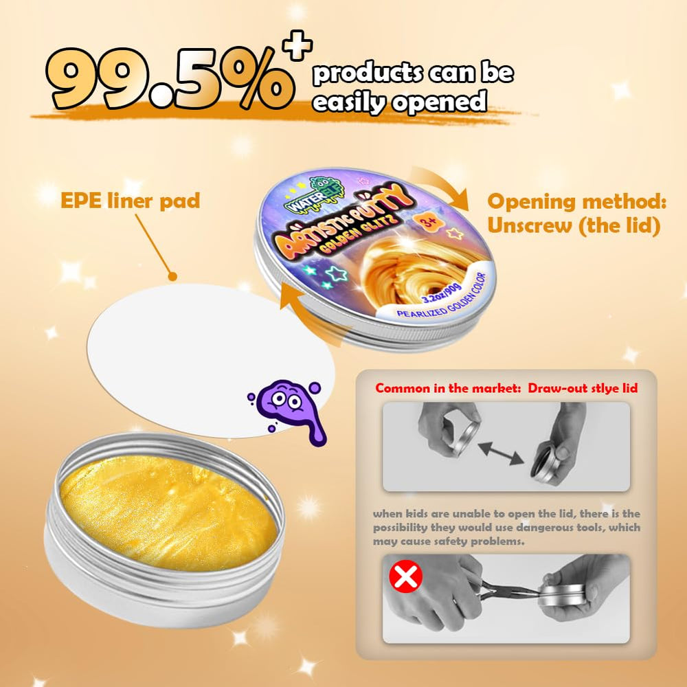WaterELF Putty as a versatile gift for creative learning and stress relief.