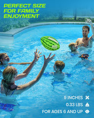 Watermelon Ball family-friendly-design fits kids 6+ and adults for action.