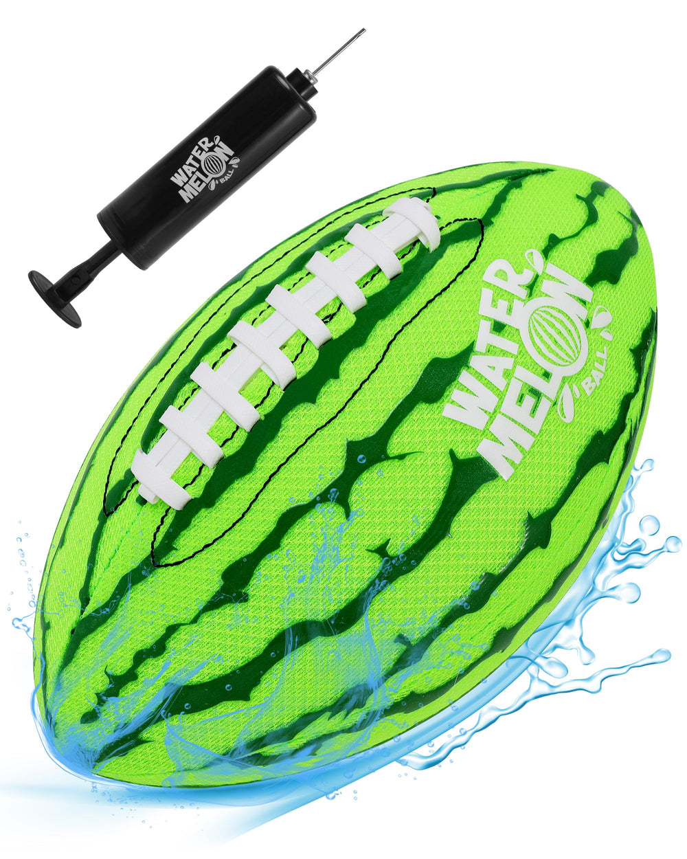 Watermelon Ball pool-football-9inch for splashy pool play and easy grip.