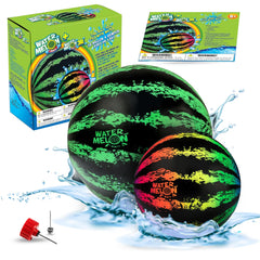 Watermelon Ball pool toy 6.5-inch, ideal for family pool fun and active play.
